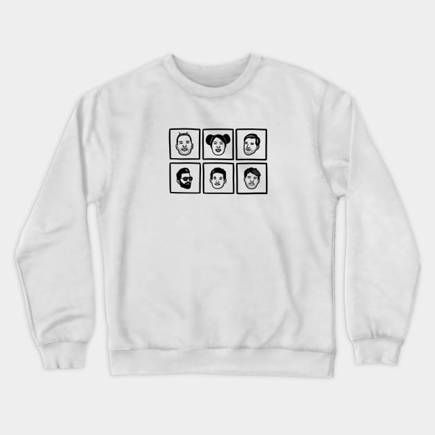 Team Infierno Icons Crewneck Sweatshirt by labemolsketch